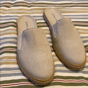 Jenni Kayne linen espadrille mules